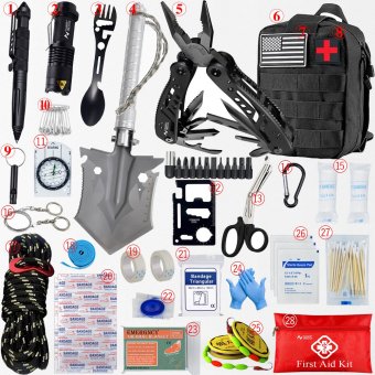 Kit de primeros auxilios táctico