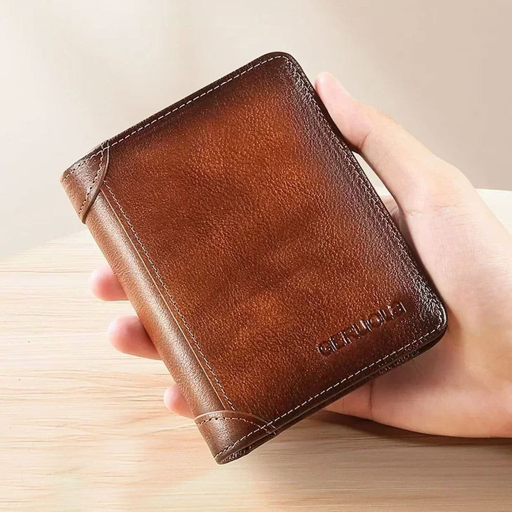 Cartera táctica de cuero trifold - Imagen 3